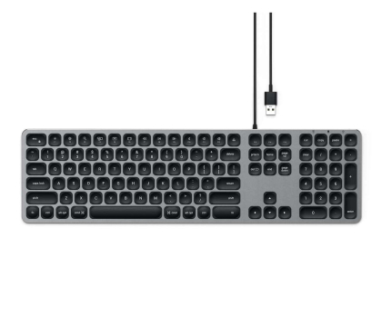 Klawiatura Satechi Aluminum Wired Keyboard ST-AMWKS / ICSTAMWKS